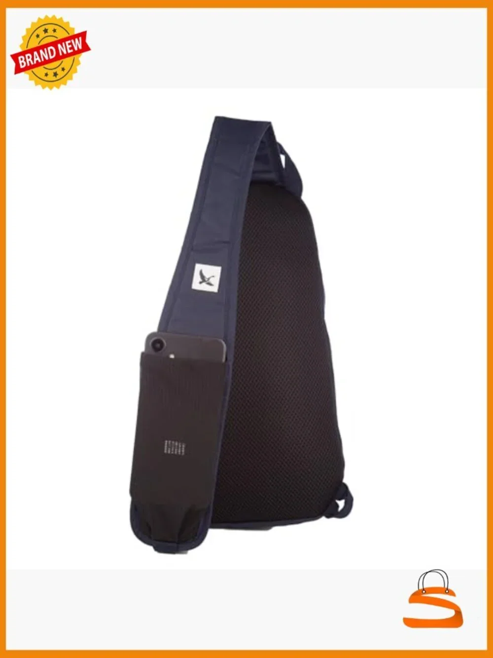 RFID-Blocking Travel Sling Bag - Lightweight Crossbody Security Backpack